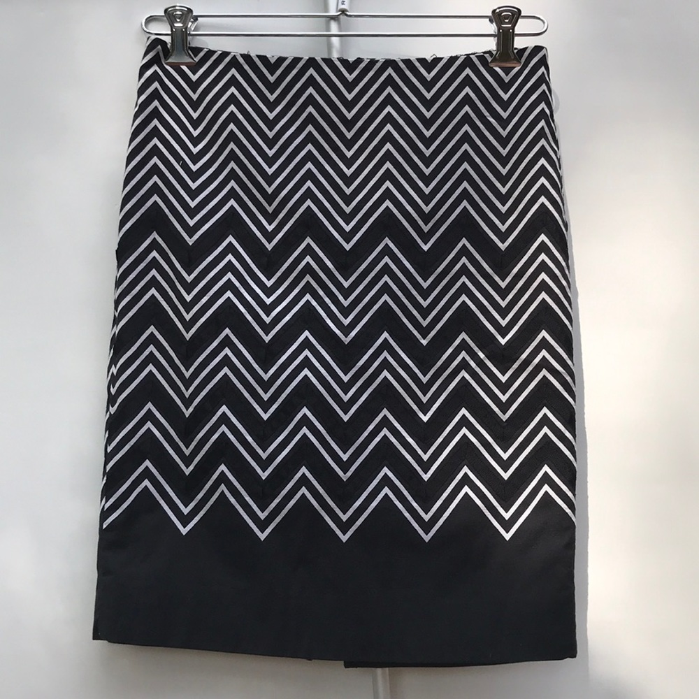 WHBM black and white skirt.